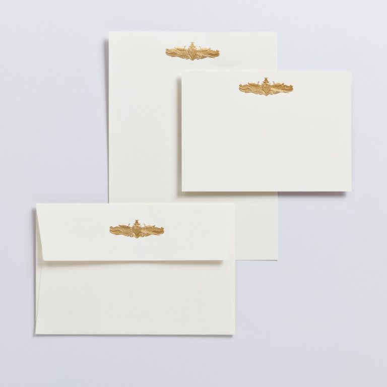 US Navy stationery by Piccolo Press Fine Stationery Scotland