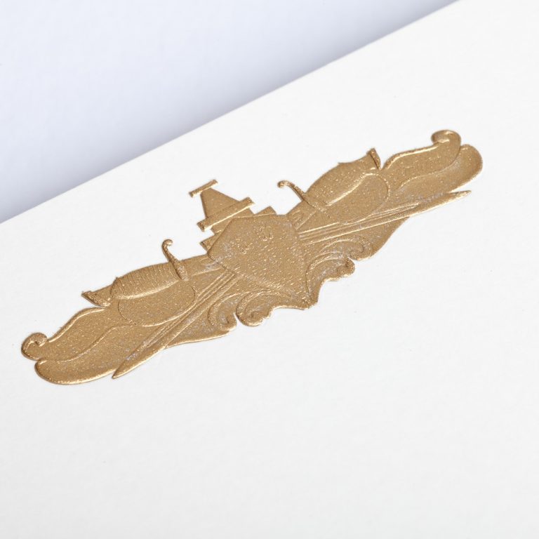 US Navy stationery by Piccolo Press Fine Stationery Scotland